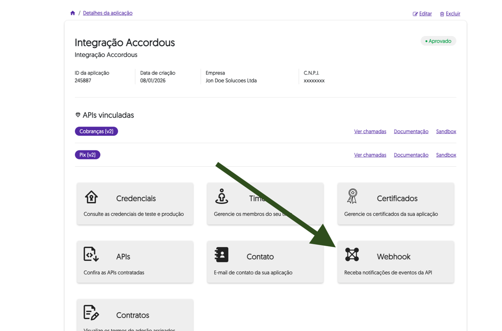 Tela do banco do brasil